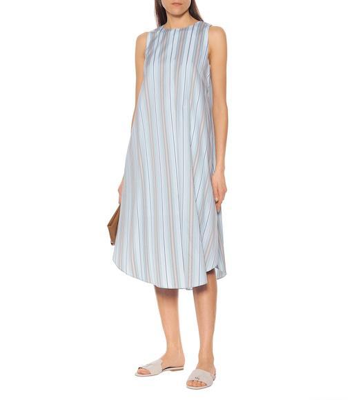 LORO PIANA Summer Charms Flat Sandals In Pearl_powder