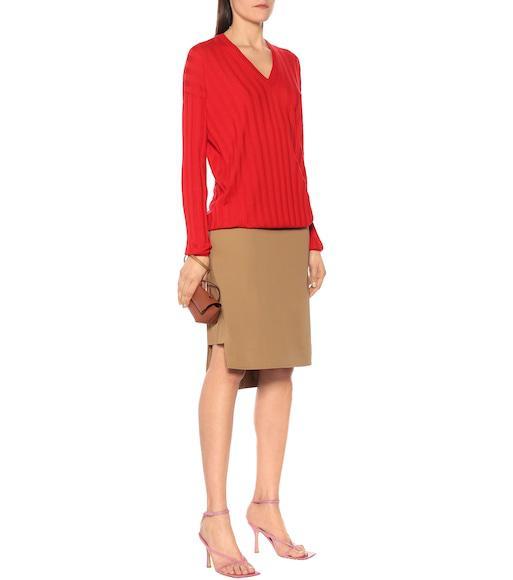 BOTTEGA VENETA Leather Sandals With Straps 10 Cm In 5593