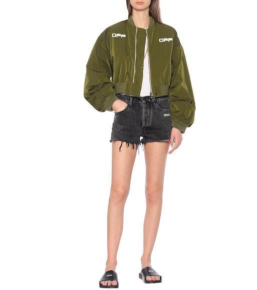 OFF-WHITE Rubber Slides For Left And Right In Black