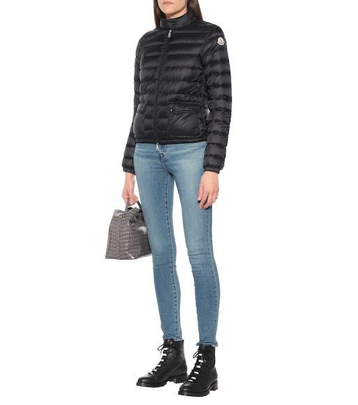 MONCLER Lans Nylon Padded Jacket In Black