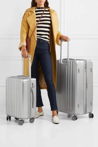 CALPAK Ambeur 2-piece Spinner Luggage Set In Silver
