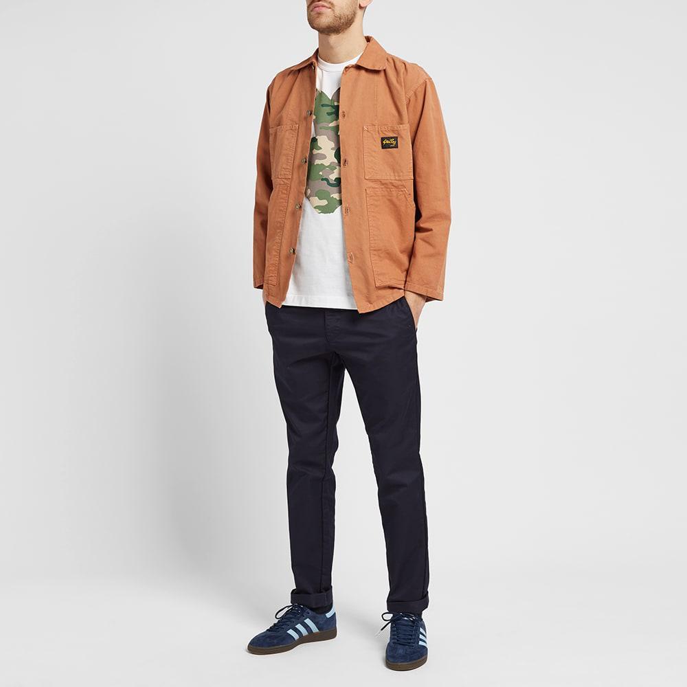 COMME DES GARÇONS PLAY Camouflage Heart-print Cotton T-shirt In White