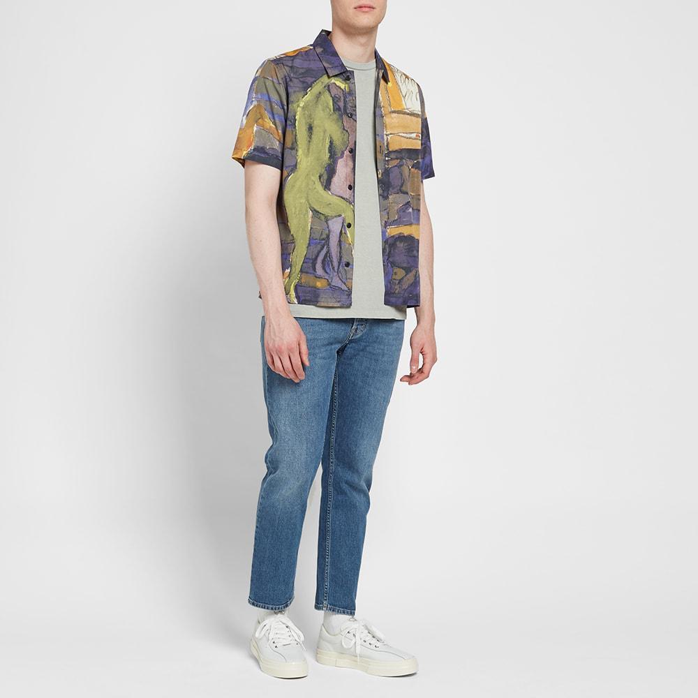 ACNE STUDIOS Slim Organic Cotton Denim Cropped Jeans In Blue