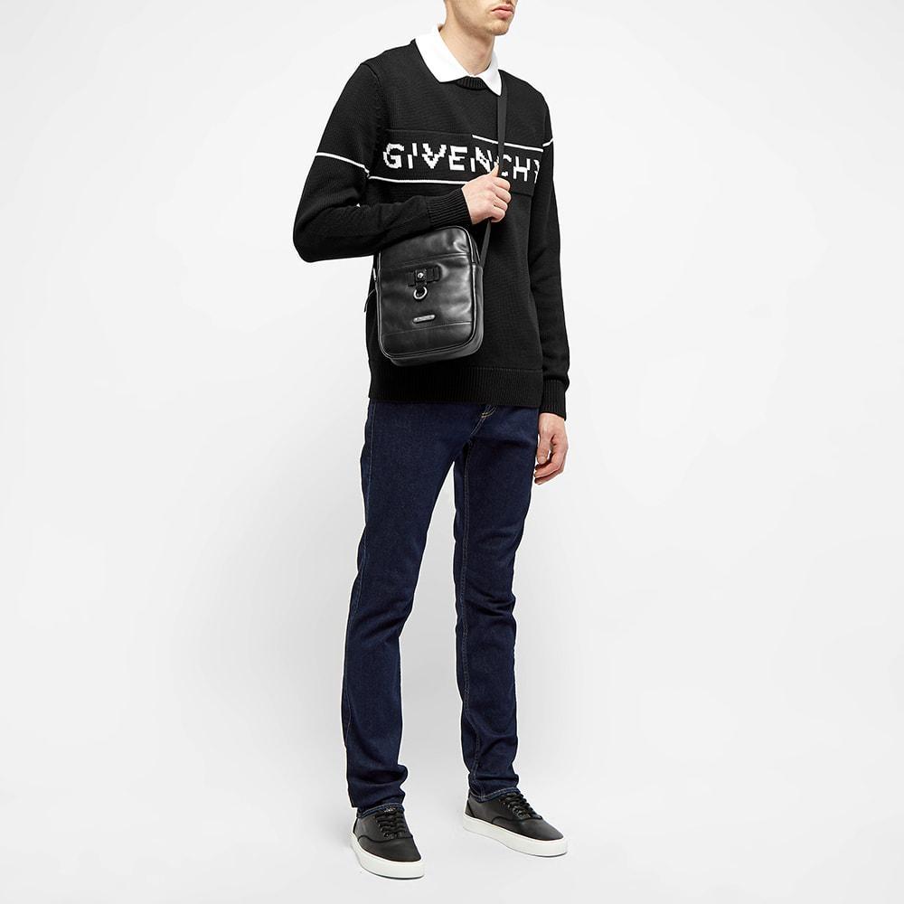 SAINT LAURENT Monogram Polo Shirt In White