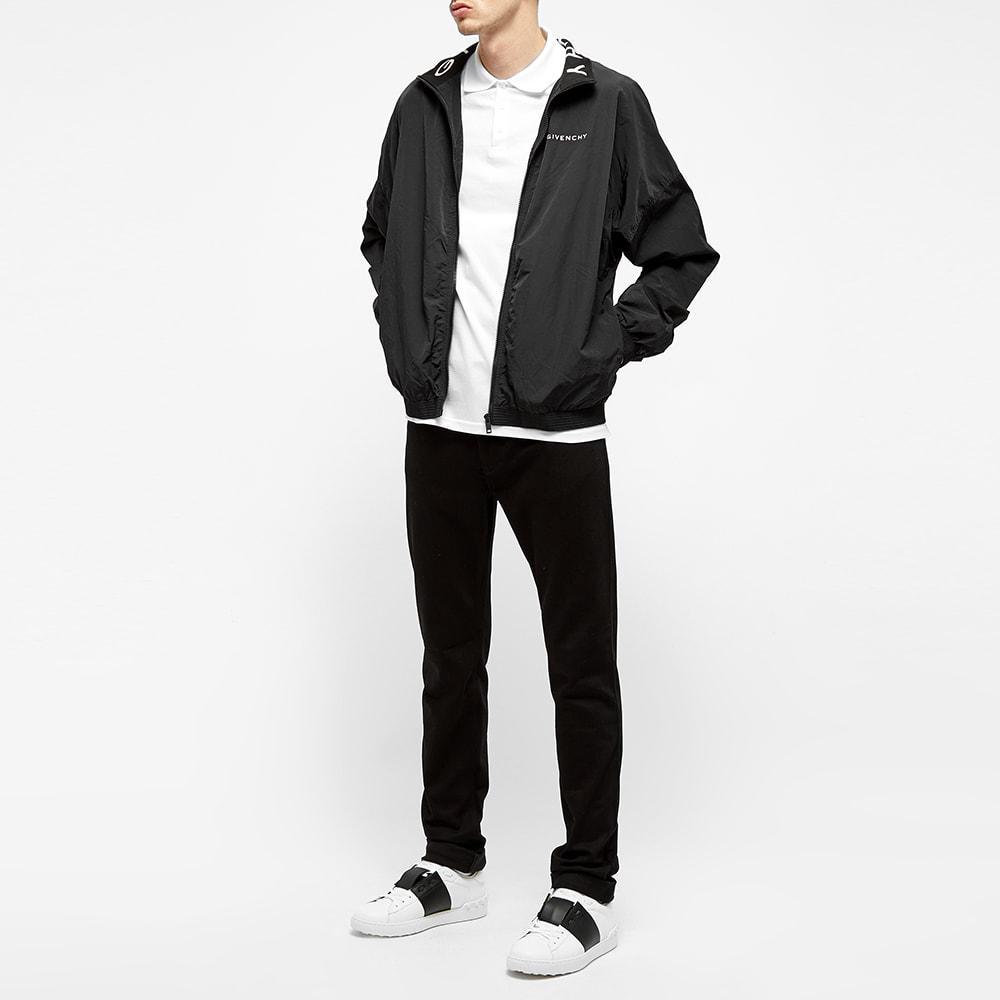 SAINT LAURENT Monogram Polo Shirt In White