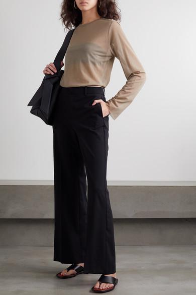 COMMANDO Double Take Lace-paneled Stretch Bandeau Bra In Black