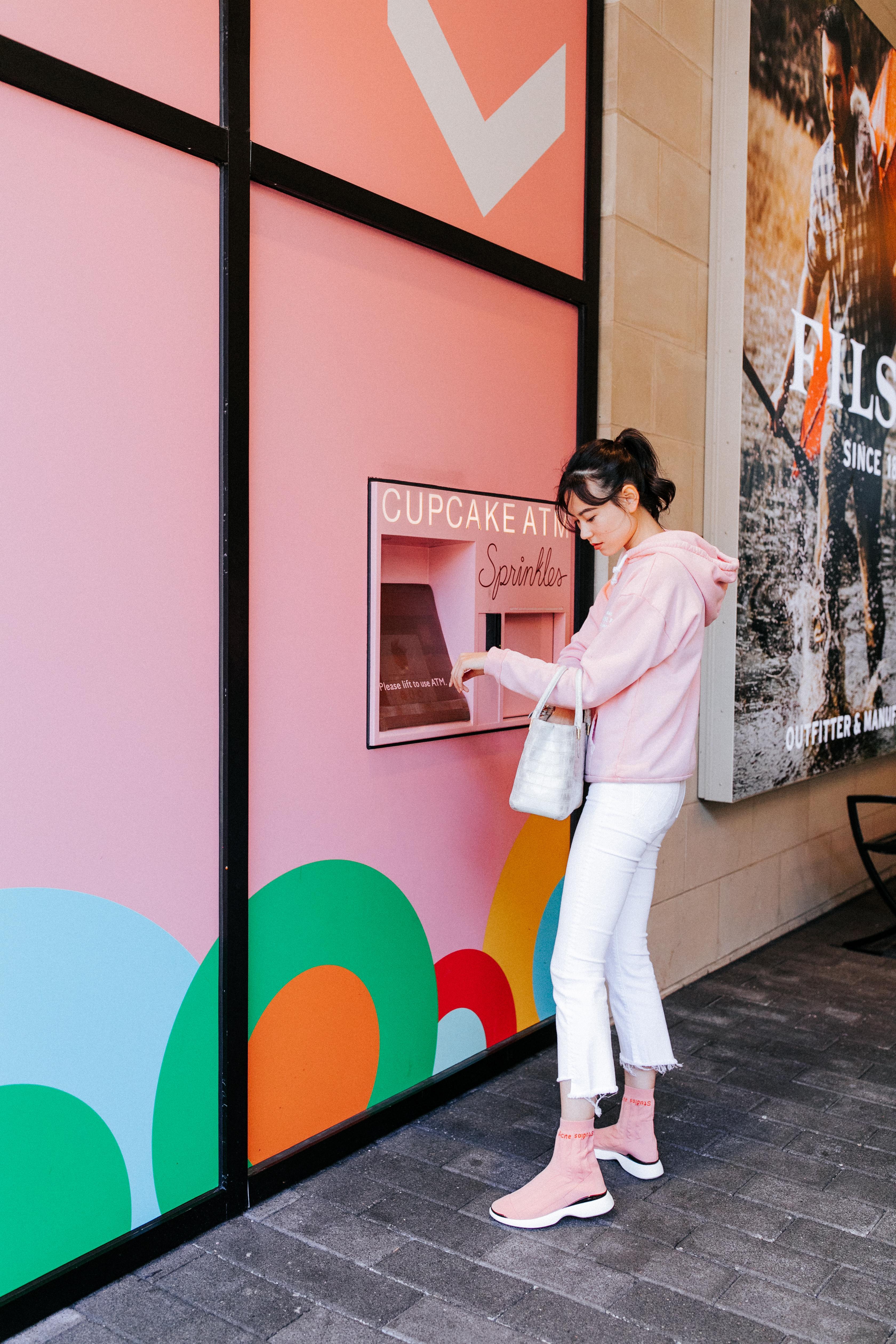 MOTHER The Lil Patch Pocket Undercover Sneak Wide Leg Jeans In White
