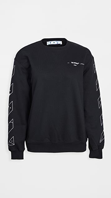 OFF-WHITE Rubber Slides For Left And Right In Black