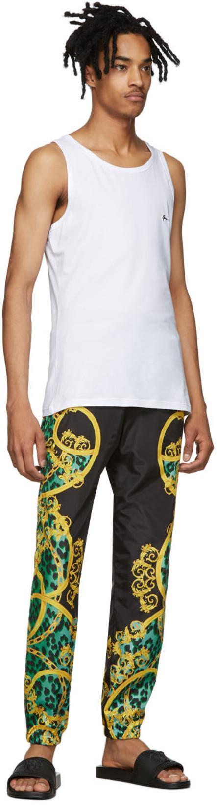 VERSACE Palazzo Rubber Slides In Black