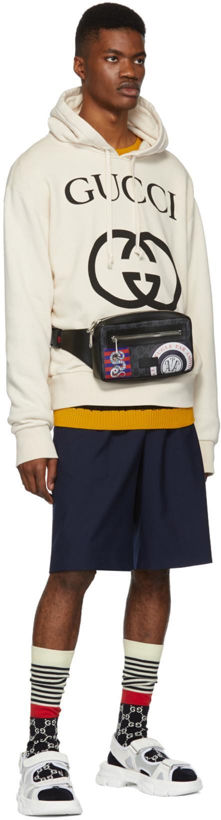 GUCCI Off-white Interlocking G Hoodie