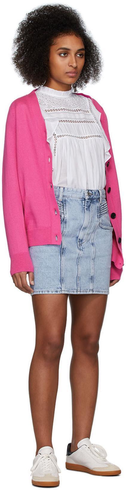 ISABEL MARANT Low-top Sneaker With Perforated White Leather Upper