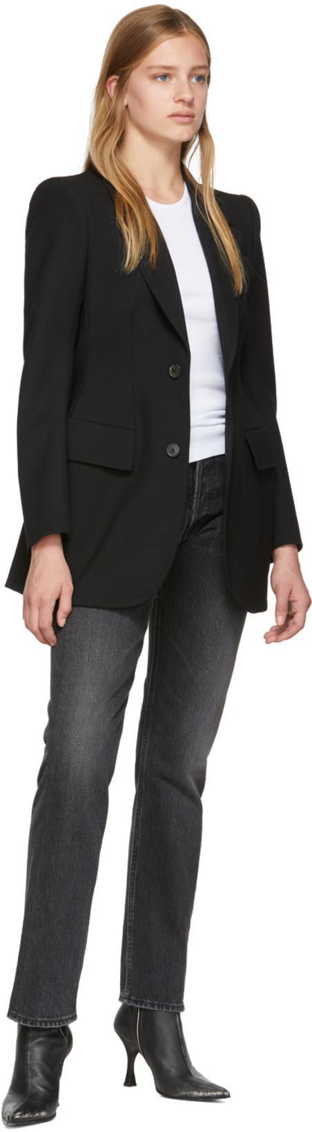 BALENCIAGA Hourglass Woollen Jacket In Black