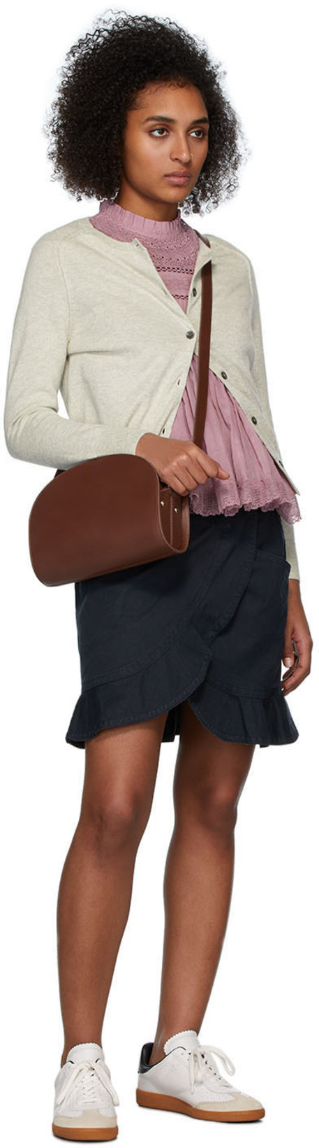 ISABEL MARANT Low-top Sneaker With Perforated White Leather Upper