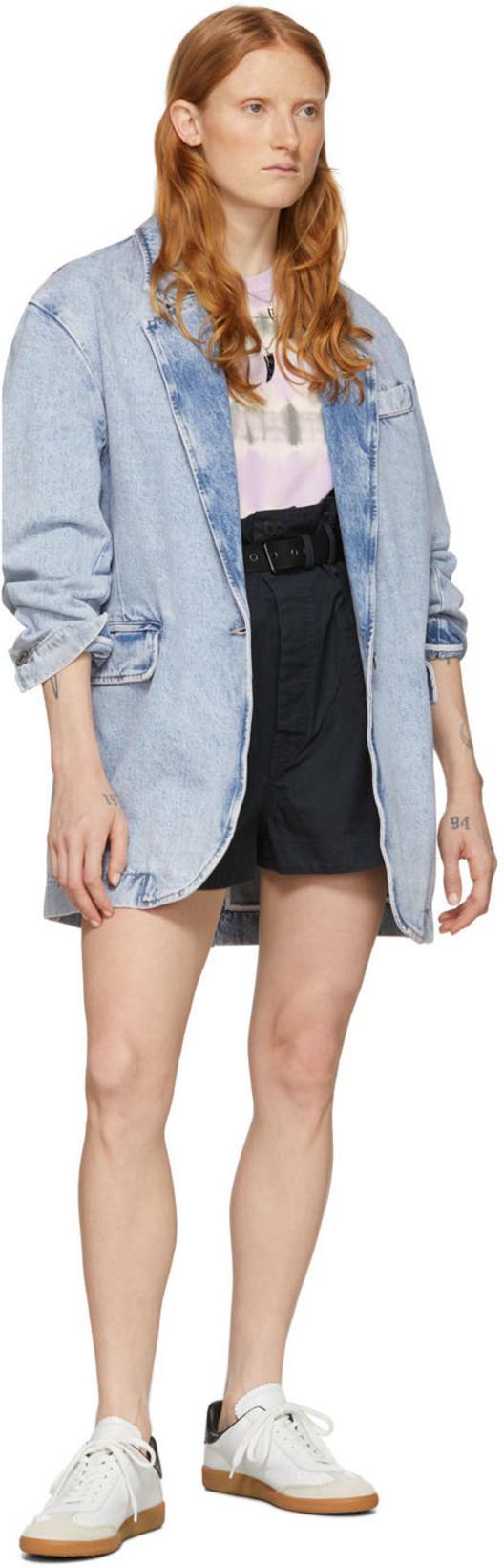 ISABEL MARANT Low-top Sneaker With Perforated White Leather Upper