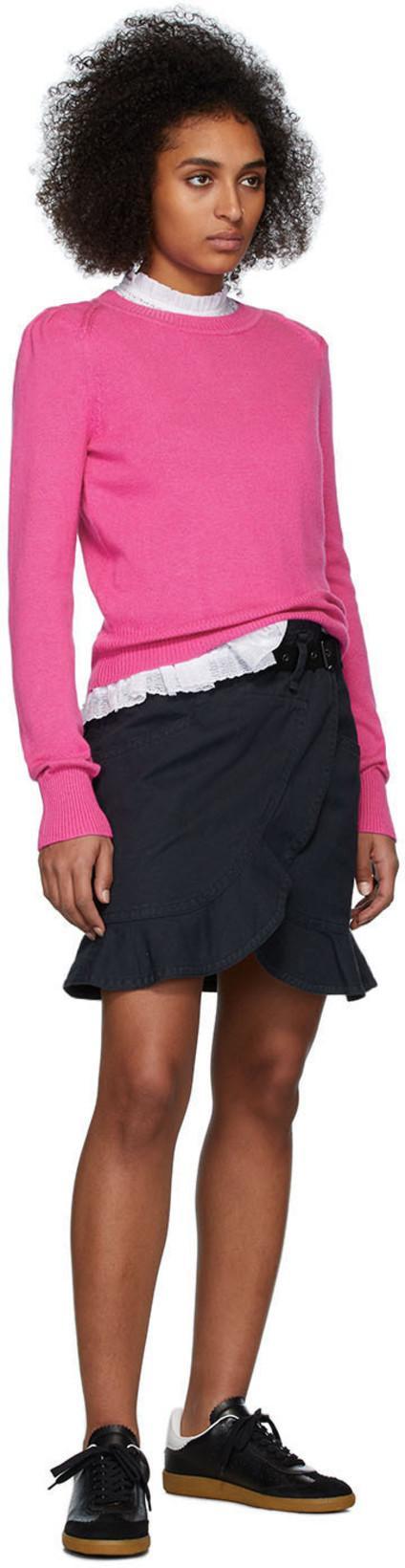 ISABEL MARANT Bryce Low-top Leather Sneakers In Black