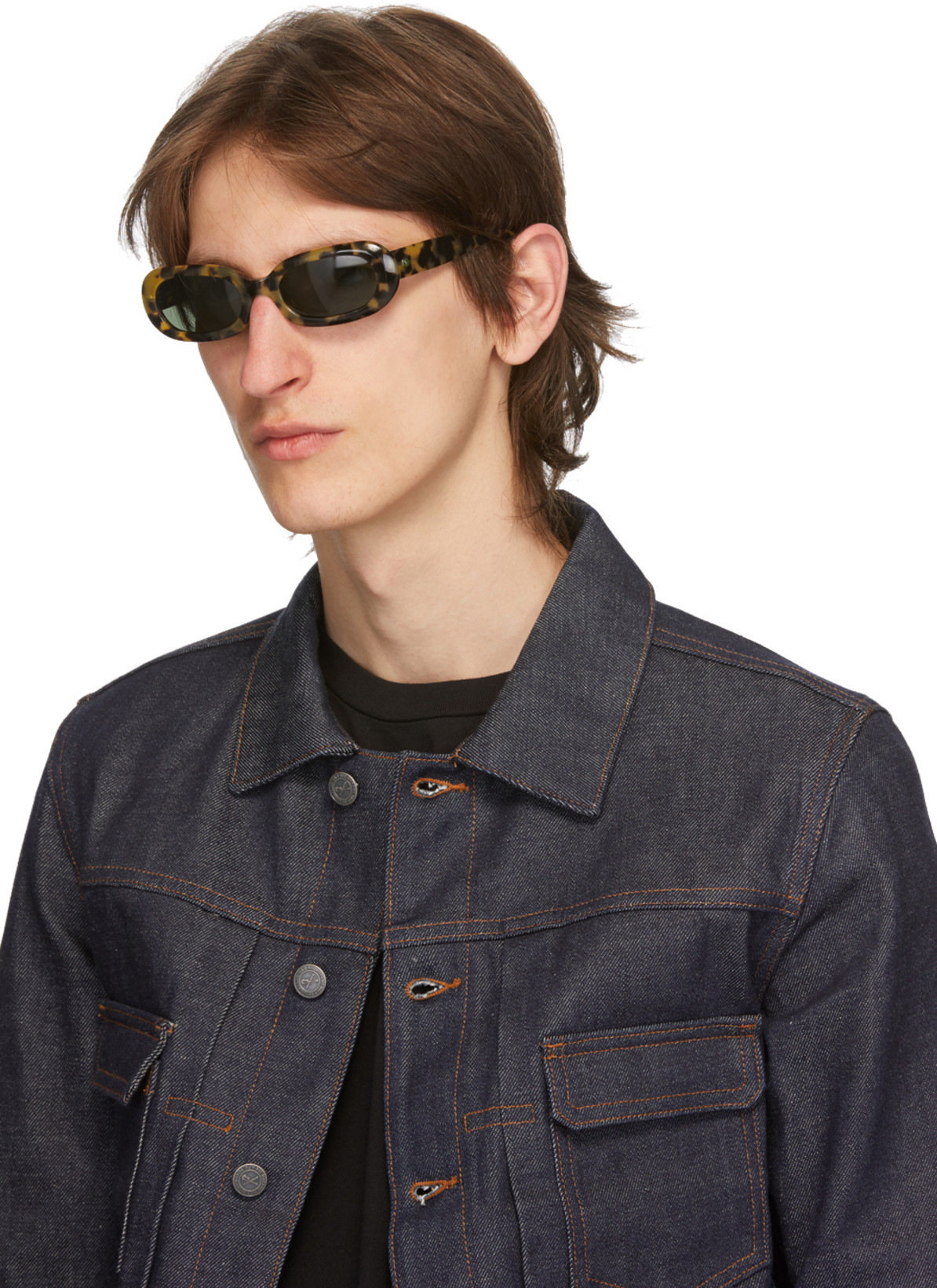 APC A.p.c. Classic Indigo Denim Jacket With Structured Silhouette In Blue