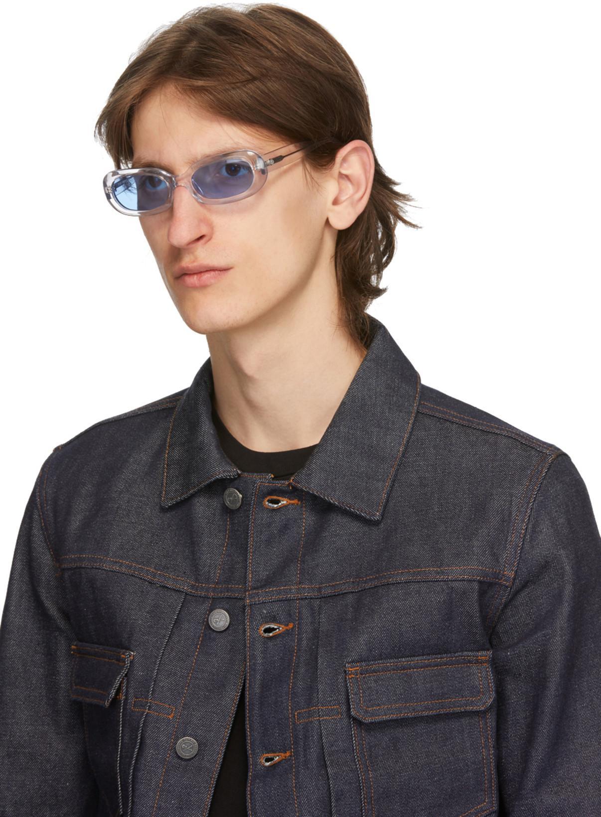 APC A.p.c. Classic Indigo Denim Jacket With Structured Silhouette In Blue