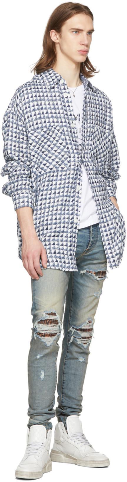 SAINT LAURENT Off-white Used-look Sl24 Sneakers