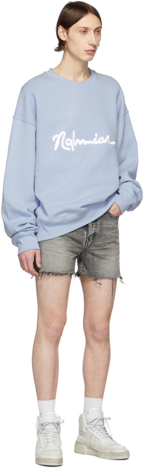 SAINT LAURENT Off-white Used-look Sl24 Sneakers