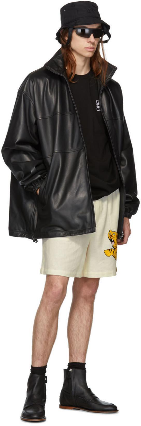 LOEWE Logo Anagram Cotton Jersey T-shirt In Black