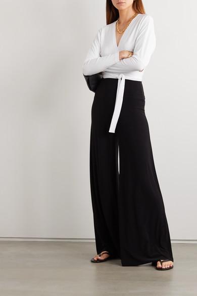 NORMA KAMALI Jersey Trousers In Multi