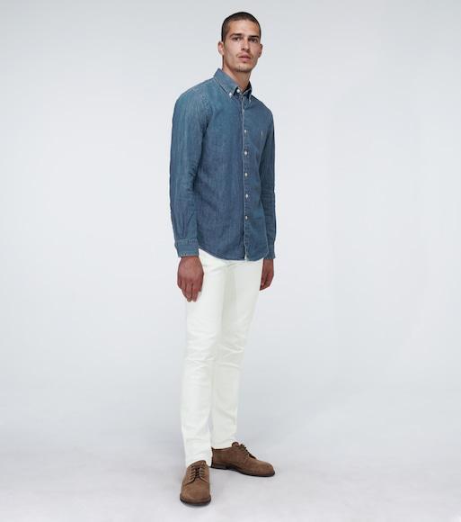 POLO RALPH LAUREN Blue Denim Button-down Shirt