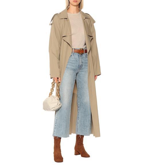 AQUAZZURA High-ankle Leather Boots In Brown