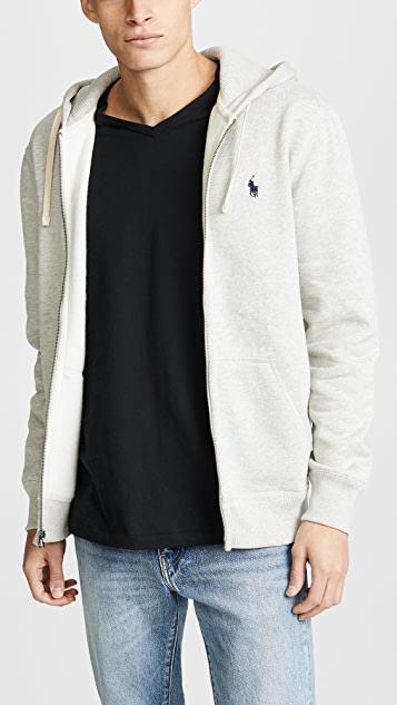 POLO RALPH LAUREN Black Cotton T-shirt With Logo