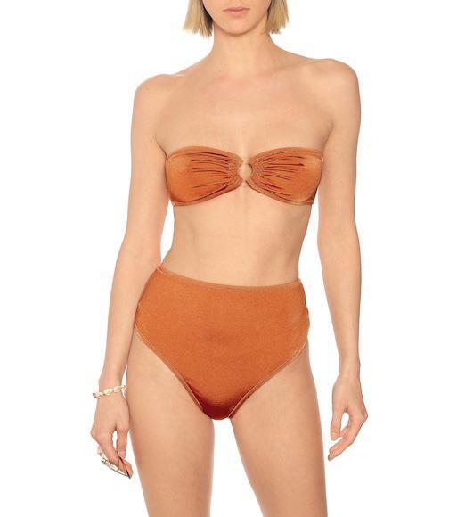 REINA OLGA Hutton Bikini Bottoms In Orange