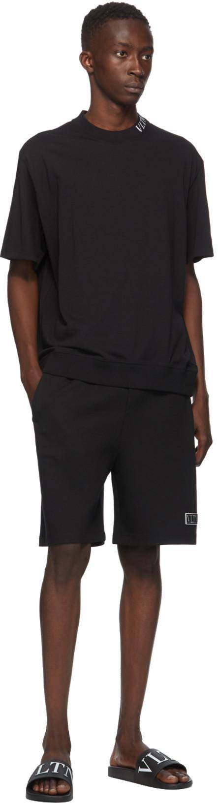 VALENTINO GARAVANI Man Sandals White Size 7 Rubber In Black